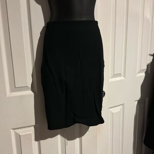 Black pencil skirt